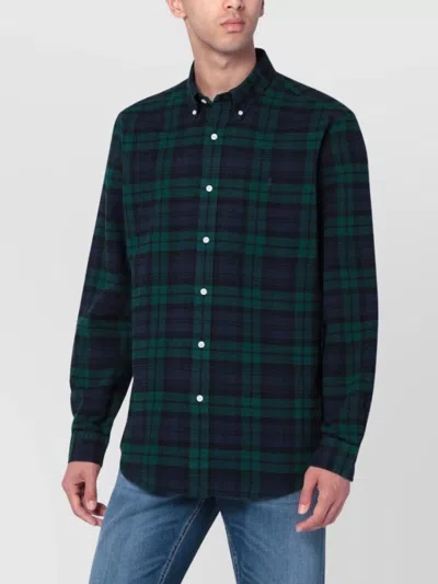 Polo Ralph Lauren Ralph Lauren Custom Fit Long Sleeve Shirt Green In Green