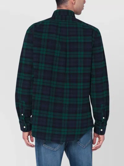 Polo Ralph Lauren Ralph Lauren Custom Fit Long Sleeve Shirt Green In Green