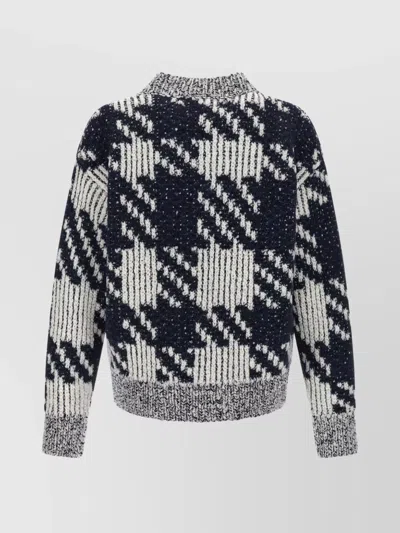 Dries Van Noten Macao V Neck Sweater In Gray