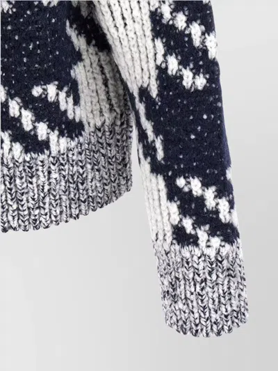 Dries Van Noten Macao V Neck Sweater In Gray