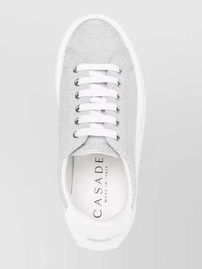 Casadei Nexus Hanoi Leather Sneakers In Gray