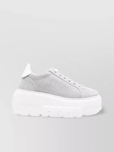 Casadei Nexus Hanoi Leather Sneakers In Gray
