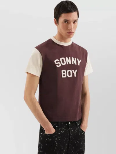 1989 Studio Purple Cotton Sonny Boy T-shirt In Animal Print