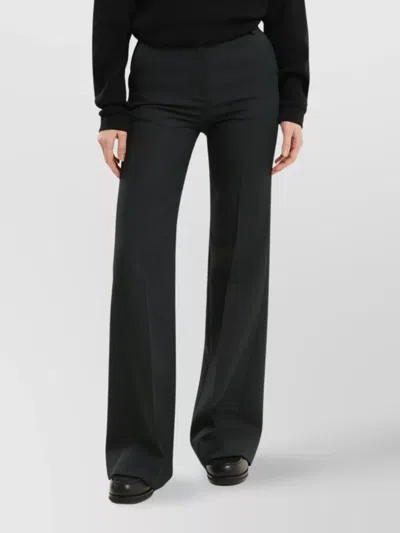 1989 Studio High-rise Bell Bottom Trousers With Pockets And Belt Loops In Blue