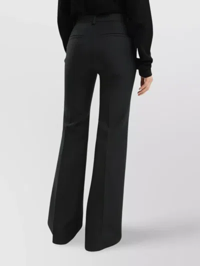 1989 Studio High-rise Bell Bottom Trousers With Pockets And Belt Loops In Blue