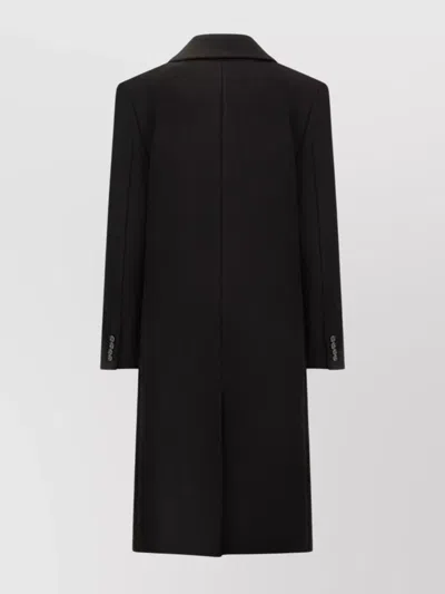 Givenchy Lapel Single-breasted Design Pockets In Black