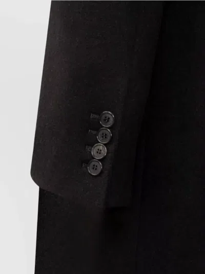 Givenchy Lapel Single-breasted Design Pockets In Black