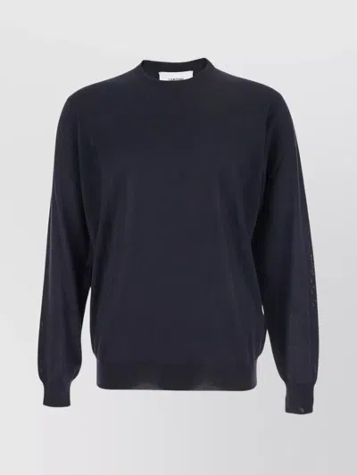 Lardini Crew Neck Pullover In Blue
