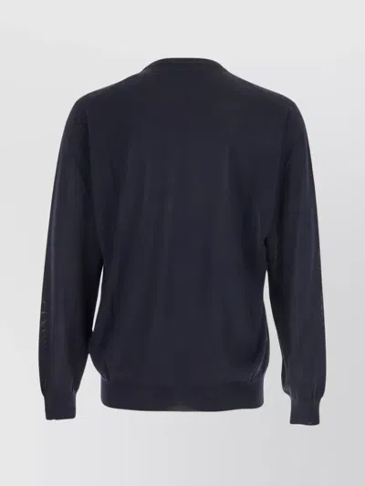 Lardini Crew Neck Pullover In Blue