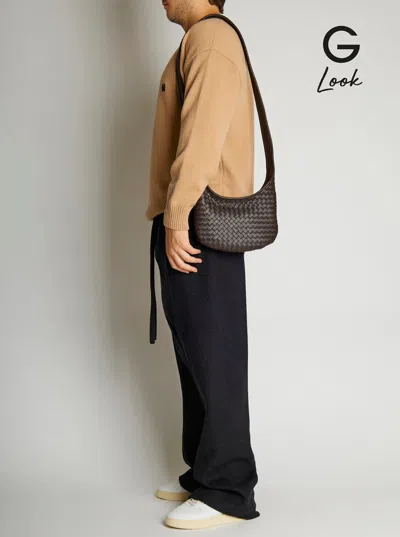 Bottega Veneta Men Small Veneto In Brown