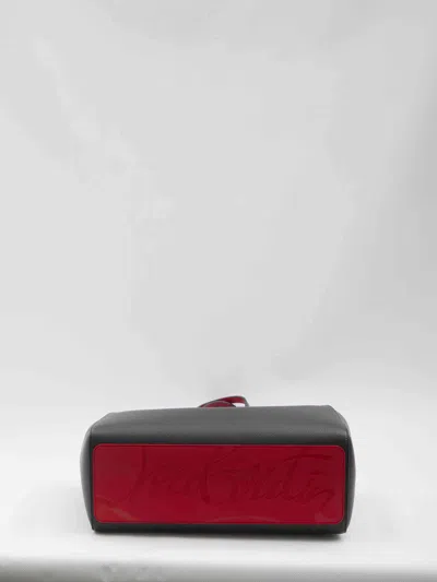 Christian Louboutin Cabata Shoulder Bag In Leather With Studs Detail On The Front In Black