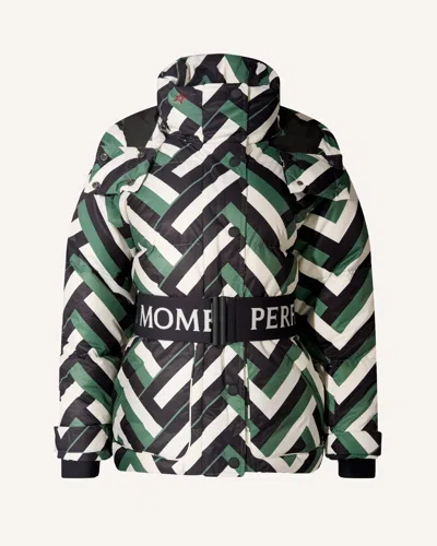 Perfect Moment Cortina Down Parka Jacket Xl In Green