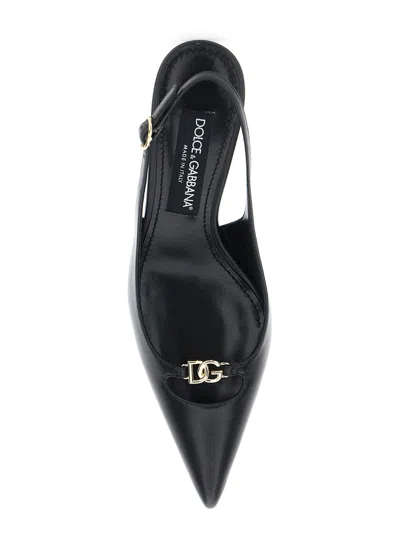 Dolce & Gabbana Slingback In Black