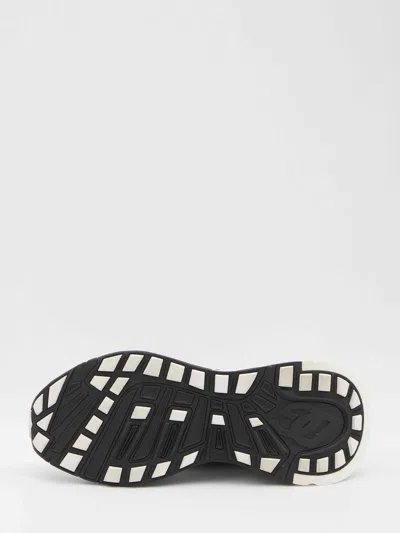 Dolce & Gabbana Day Faster White Sneakers In Black