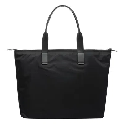 Dolce & Gabbana Zippered Tote Bag With Leather Handles In Black