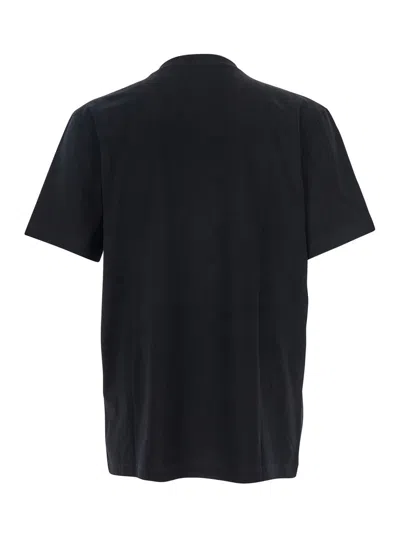Dsquared2 Regular Fit Cotton T-shirt In Black