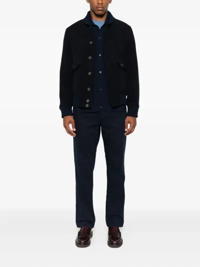 Eleventy Jacket With Pockets In Black