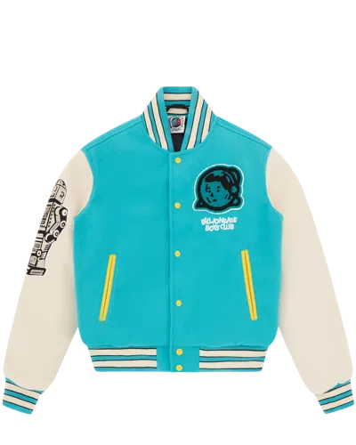 Billionaire Boys Club Kids Astro Varsity Jacket In Blue