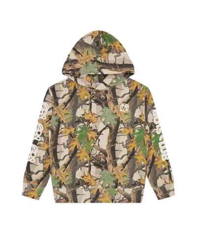 Billionaire Boys Club Kids Tree Camo Popover Hood In Multi