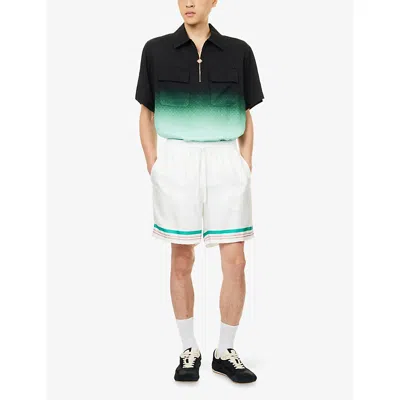 Casablanca Shorts In Seta Bianca In White