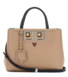 FENDI 2Jours Petite embellished leather tote