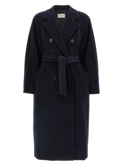 Max Mara Lady Virgin Wool And Cashmere Coat In Blue