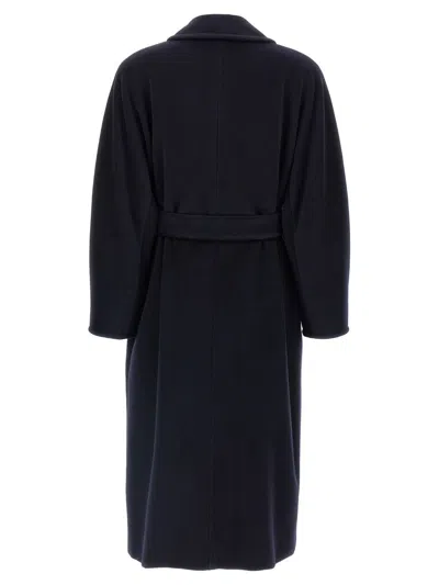 Max Mara Lady Virgin Wool And Cashmere Coat In Blue