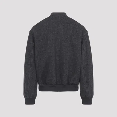 Giorgio Armani Mens Excalibur Herringbone Relaxed-fit Cashmere Jacket In Gray