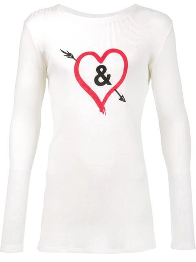 Shop Judson Harmon 'ampersand Collab' T-shirt - White