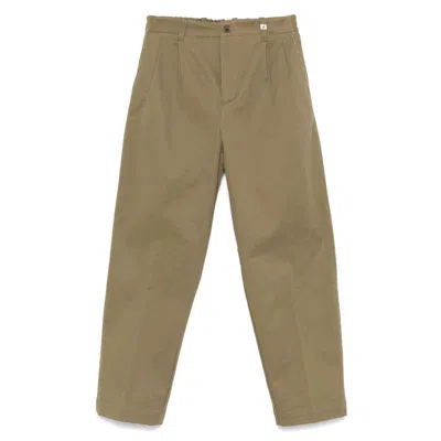 Myths Pleated-front Trousers In Brown