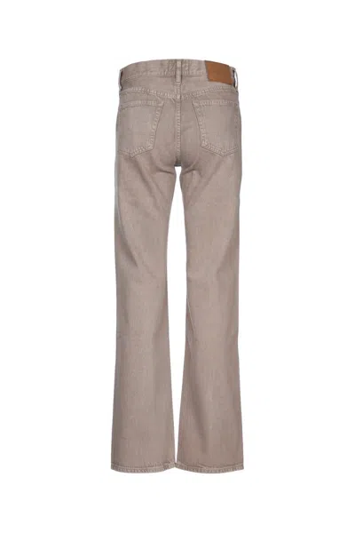 Jacob Cohen Denim Trousers Belt Loops In Gray
