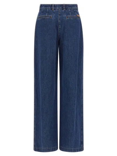 Dolce & Gabbana 5 Pocket Denim Pants In Blue