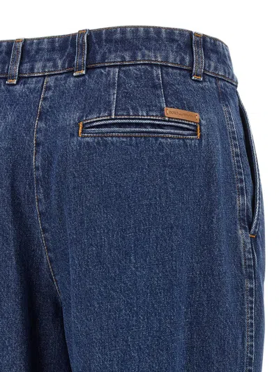 Dolce & Gabbana 5 Pocket Denim Pants In Blue