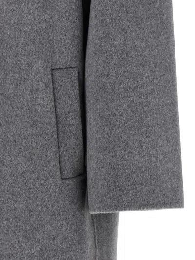 Loulou De Saison 'borneo' Coat In Gray