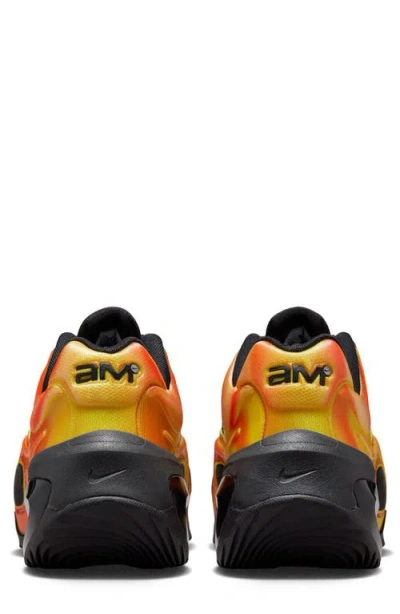 Nike Air Max Muse Mesh-trimmed Metallic Sneakers In Gold