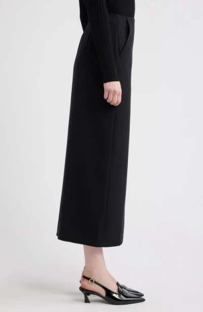 Nordstrom Wrap Midi Skirt In Black