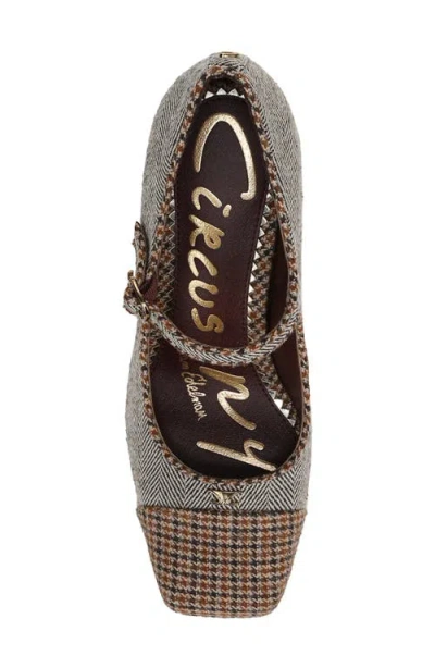 Circus Ny By Sam Edelman Women's Elora Blade-heel Capped-toe Mary Jane Pumps In Gray