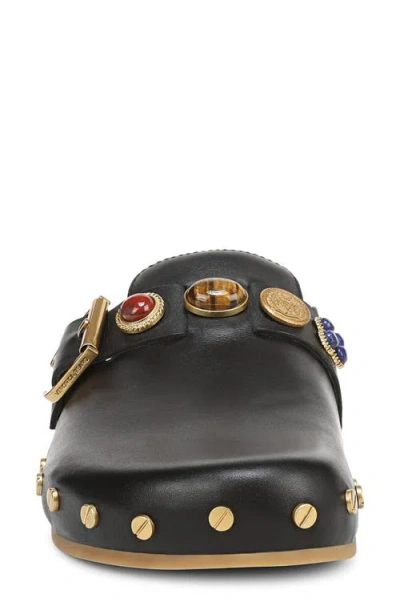 Veronica Beard Fern Charm Clog In Black