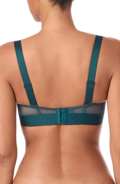 Dkny Women's Sheers Strapless Mesh Bra Dk4939 In Blue