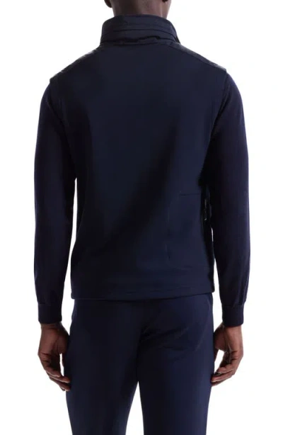 Bugatchi Soft Touch Performance Knit Vest In Blue