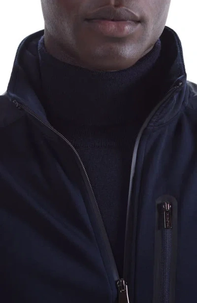 Bugatchi Soft Touch Performance Knit Vest In Blue