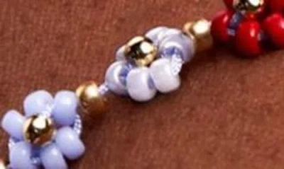 Estella Bartlett Daisy Chain Bracelet In Metallic