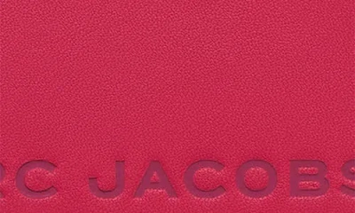 Marc Jacobs Zip Wallet With Keyring And Metal Charm In Pink