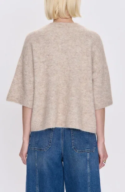 Pistola Shiloh Short Sleeve Crewneck Sweater In Oatmeal In Brown