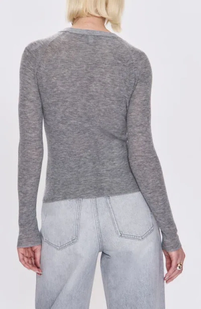 Pistola Juno Feather Weight Sweater In Heather Charcoal In Gray