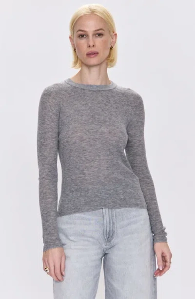 Pistola Juno Feather Weight Sweater In Heather Charcoal In Gray