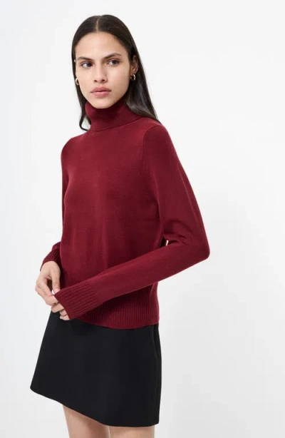 French Connection Babysoft Turtleneck Sweater In Red