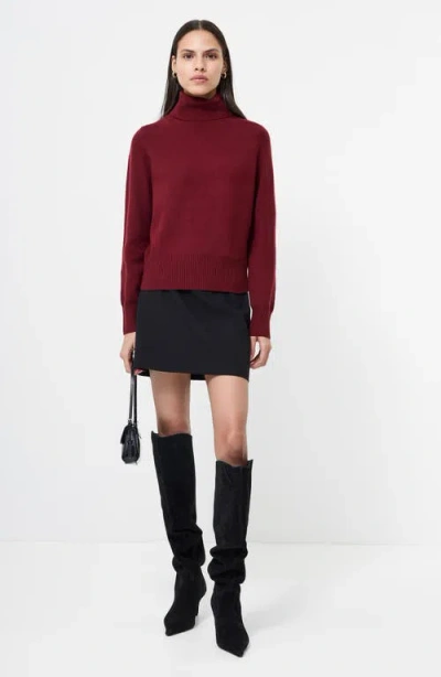 French Connection Babysoft Turtleneck Sweater In Red
