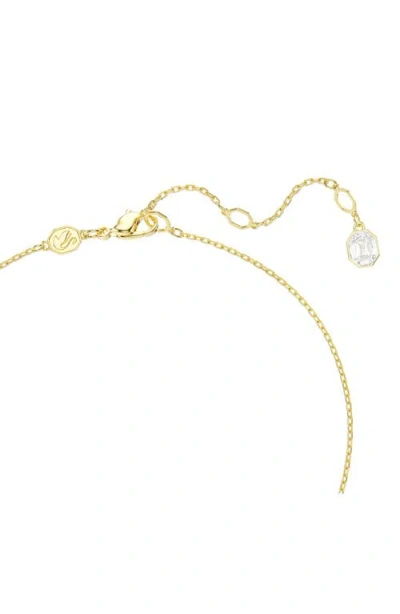 Swarovski Idyllia Pendant Necklace, 14.9-17.8 In Gold