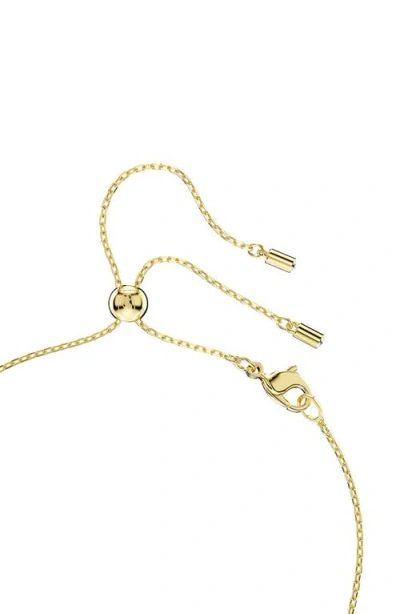 Swarovski Mesmera Gold-tone Plated Pendant Necklace In Gold